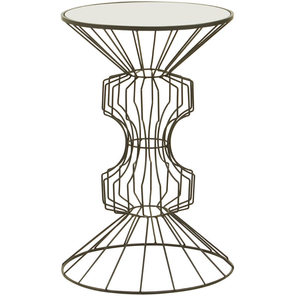 Premier Housewares Compact Black Finish Side Table Image 2