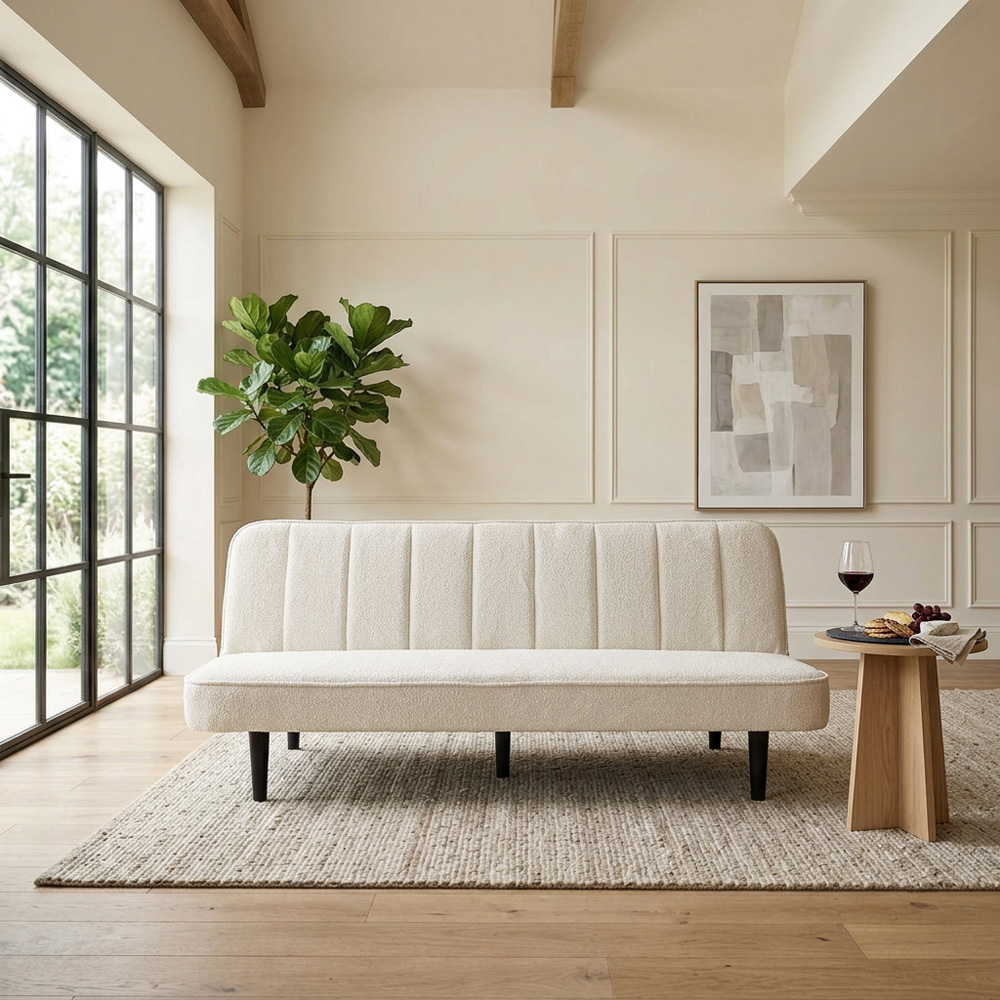 Sutton Sofa Bed White Image 1