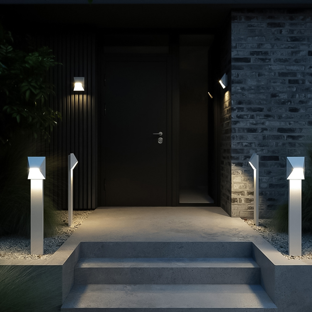 Nordlux Pontio 15 White Outdoor Wall Light Image 2