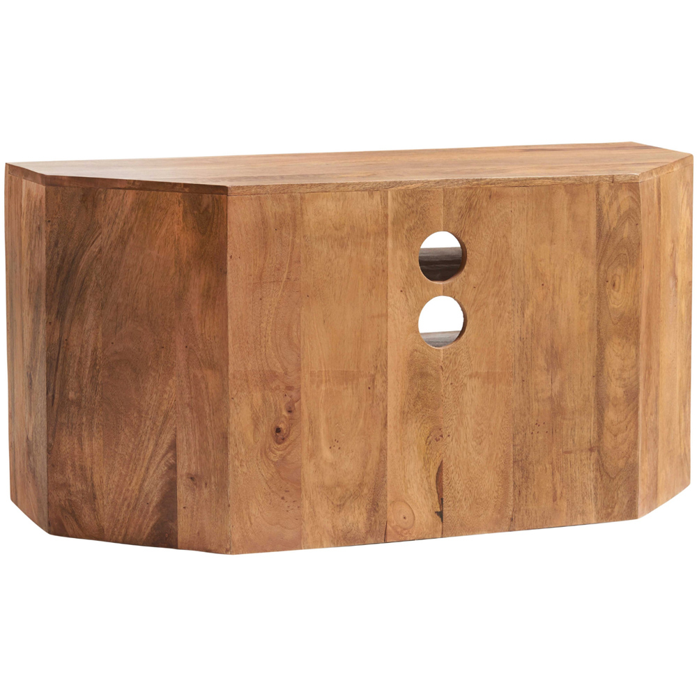 Brooklyn Napoli Toko 4 Drawer 6 Shelf Light Mango Corner TV Unit Image 4