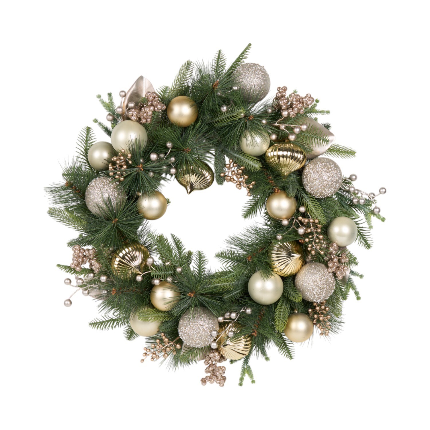 Gold Bauble Wreath Image 4