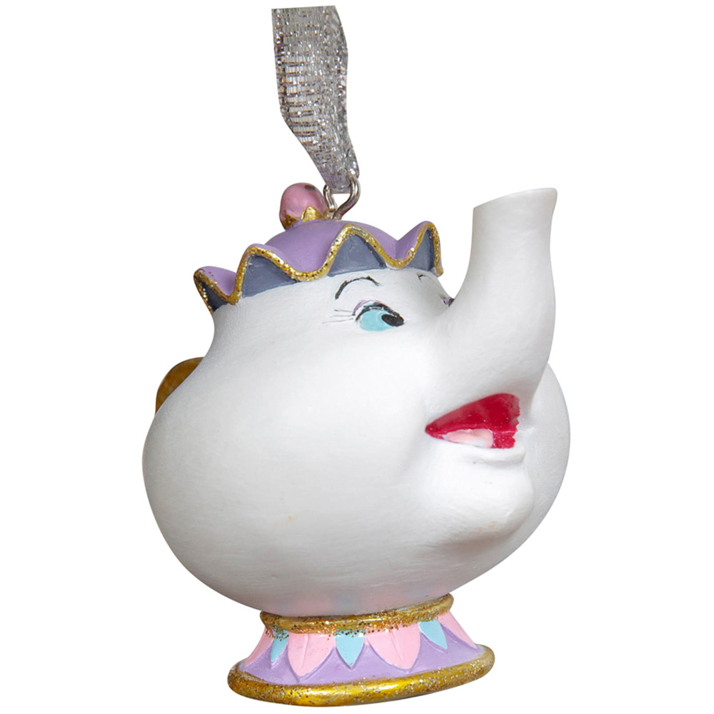 Disney Beauty and The Beast Resin Hanging Decoration 4 Pack Image 5