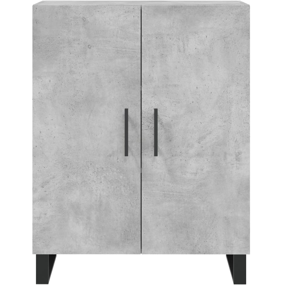 vidaXL 4 Door Concrete Grey Tall Highboard Image 8