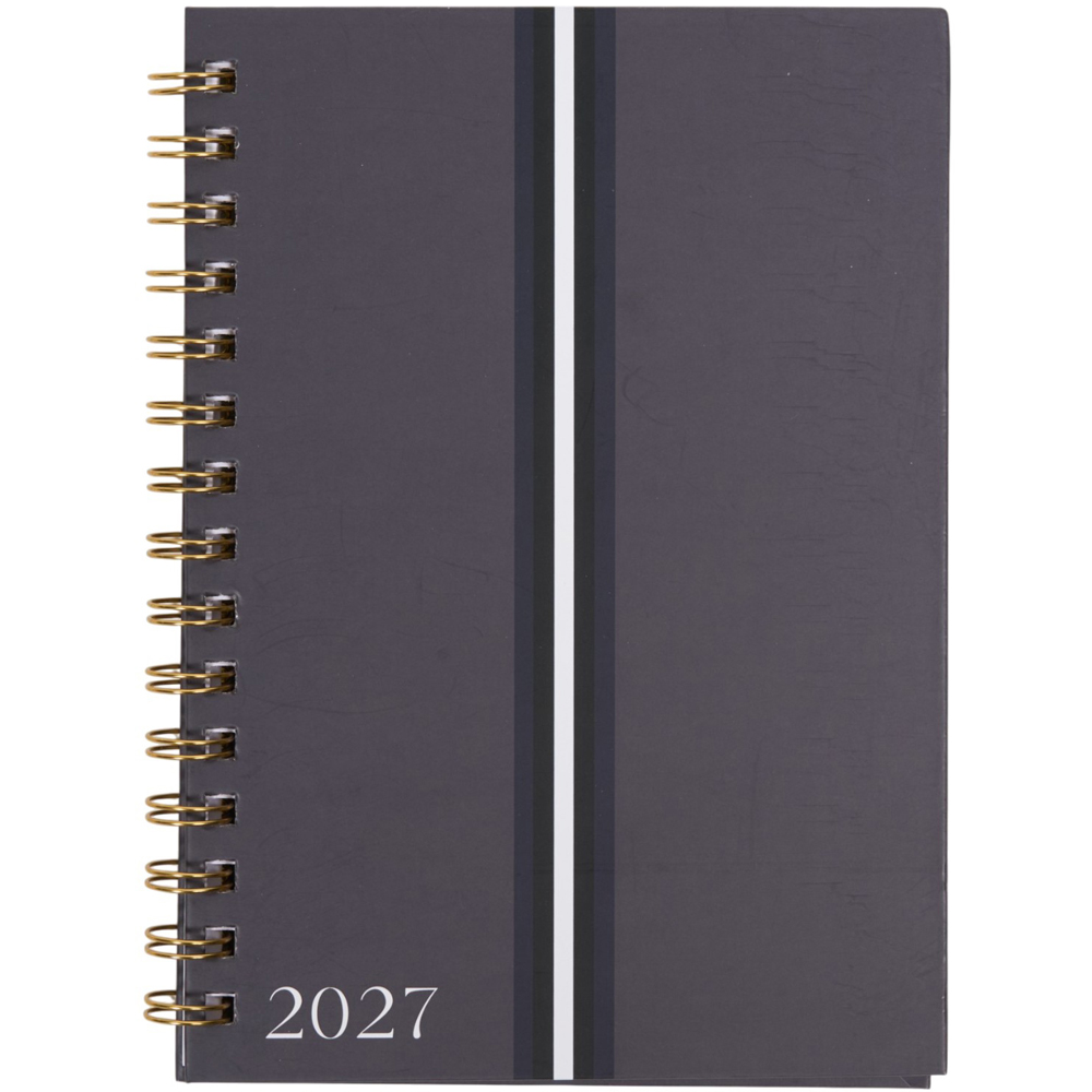 2027 Stripe Spiral Diary Image 5