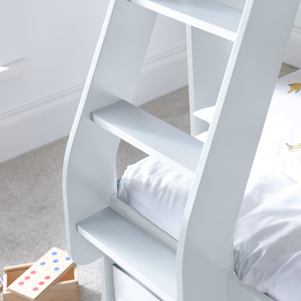 Bedmaster Oliver Triple Sleeper White Bunk Bed Image 3