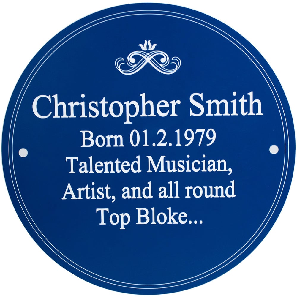 Personalised Memento Personalised Heritage Plaque Image 1