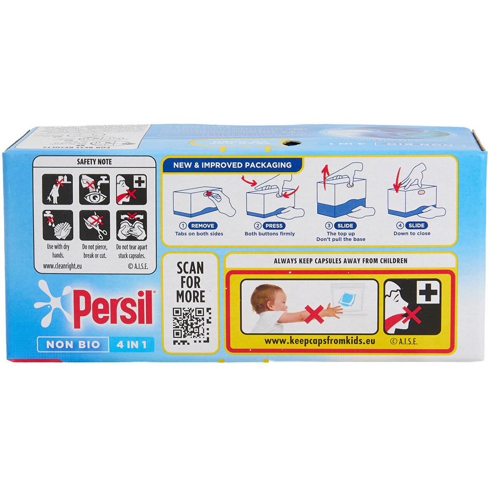 Persil Non-Bio 4 in 1 Washing Capsules Image 4