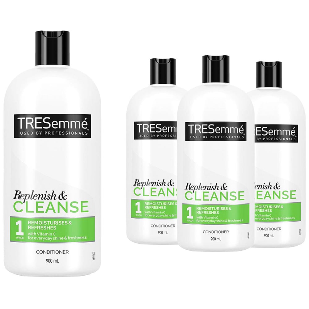 TRESemme Cleanse and Replenish Remoisturising Conditioner 900ml 4 Pack Image 1