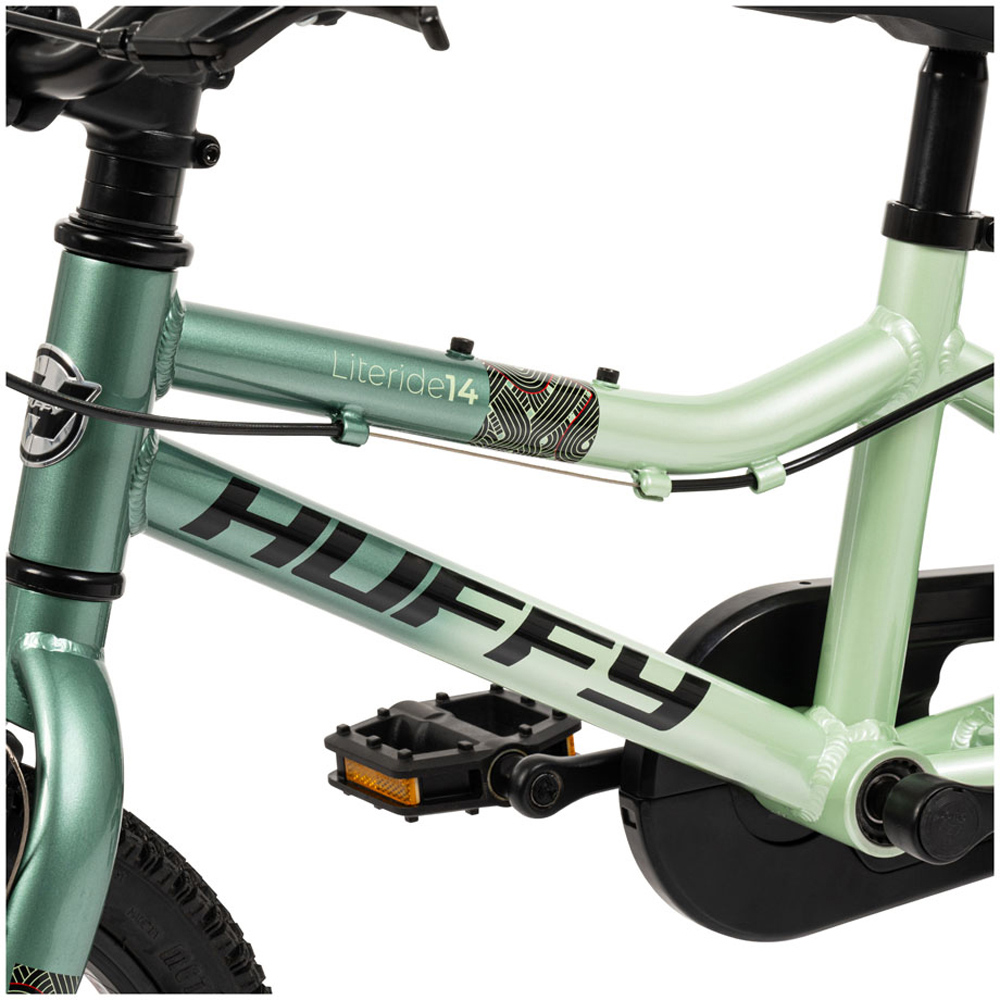 Huffy Literide Kids Single Speed 14 inch Viridian Green Bike Image 2