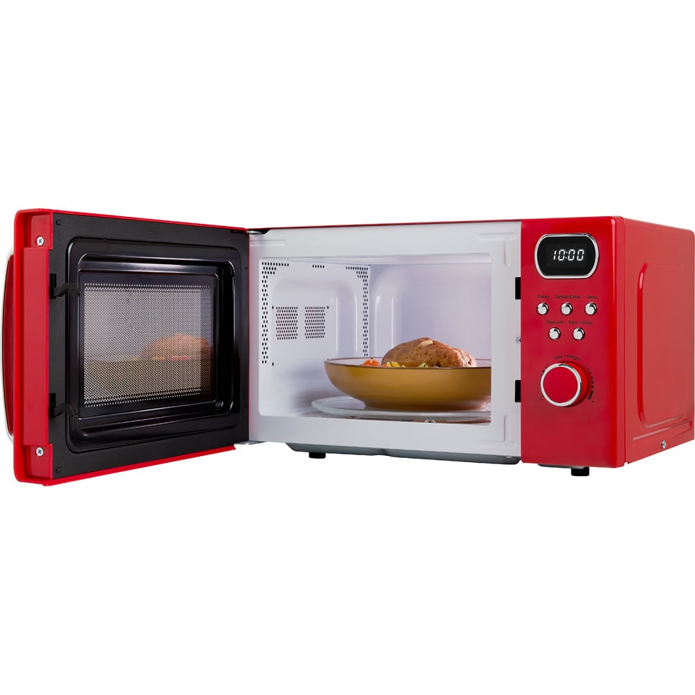Abode AMD2004R01 Red Digital Microwave 800W 20L Image 3