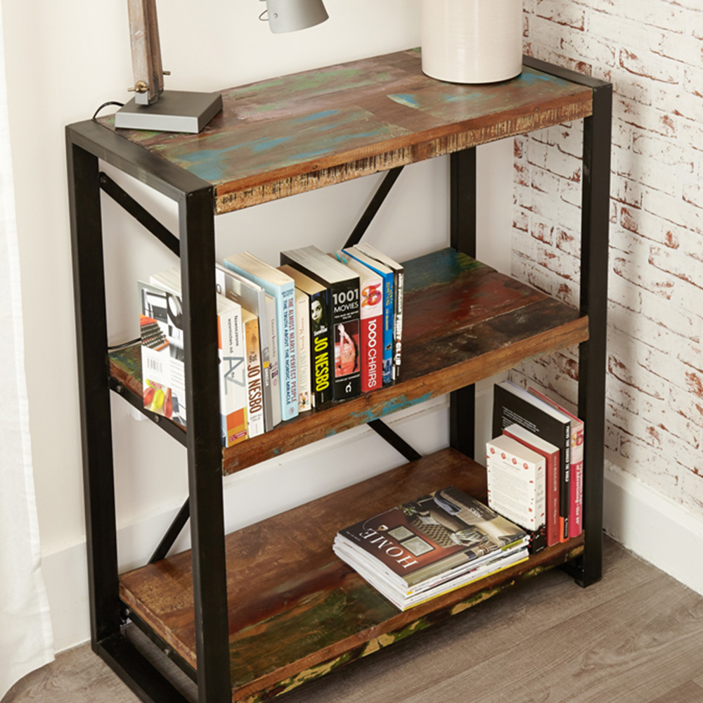 Baumhaus Urban Chic 3 Shelf Low Bookcase Image 4