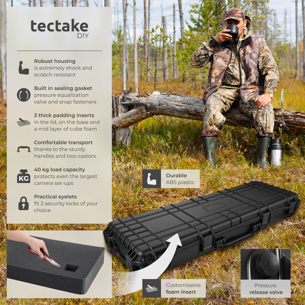 tectake Waterproof Hard Shell Carry Case Image 6
