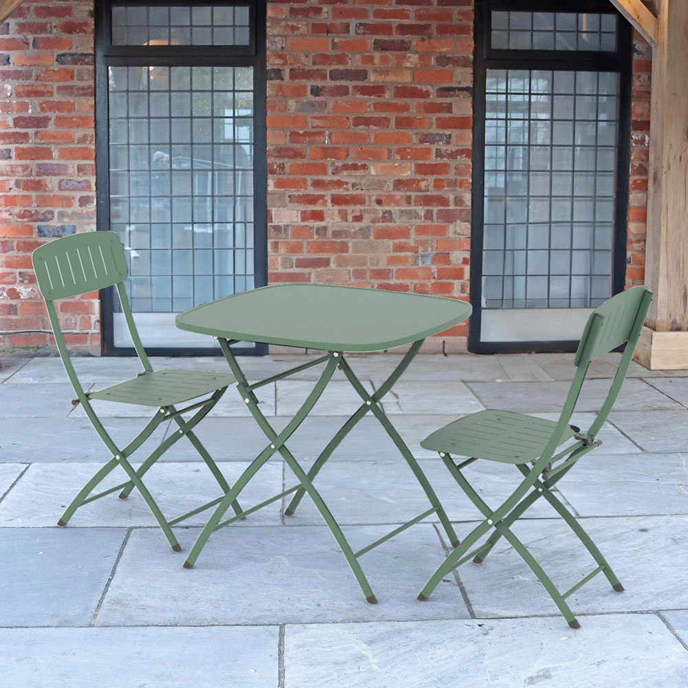 Royalcraft Venice Deluxe 2 Seater Bistro Set Olive Image 1