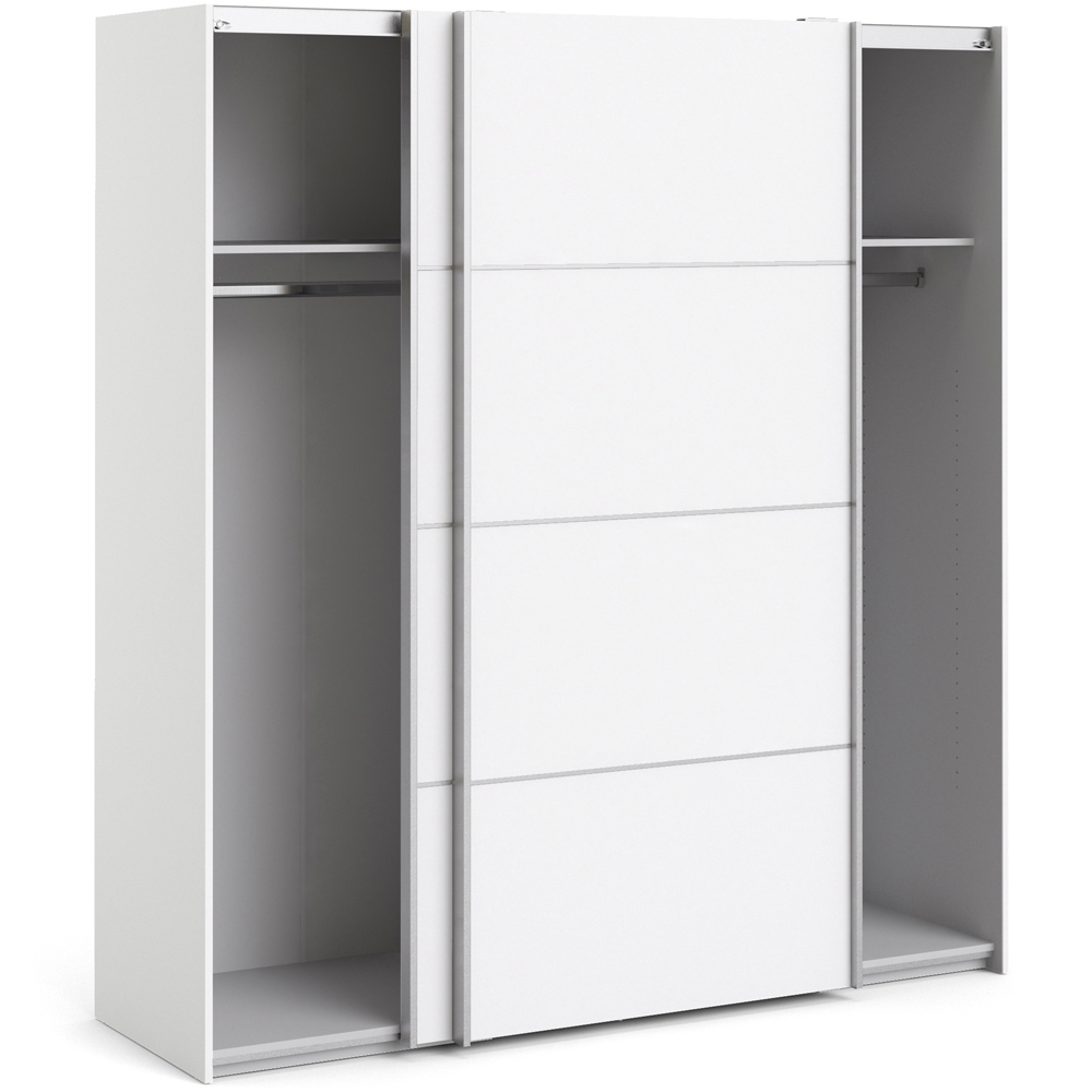 Florence Verona 2 Door White Sliding Wardrobe Image 4