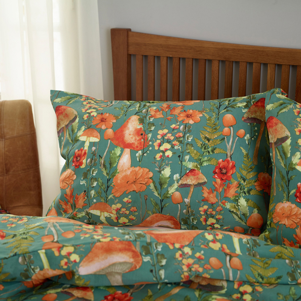 Deyongs Double Sage Mushroom Duvet Set Image 2