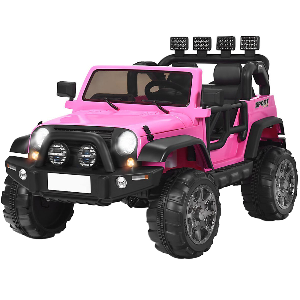Costway Pink Electric Kids Ride On Truck with Remote Control 12V Image 1