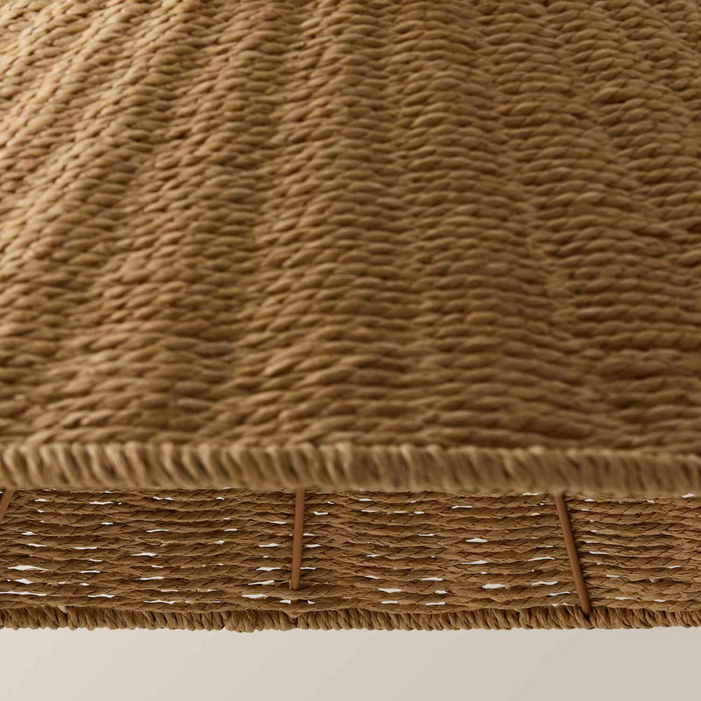 ValueLights Thelma Wicker Conical Shade Ceiling Pendant Light Image 5