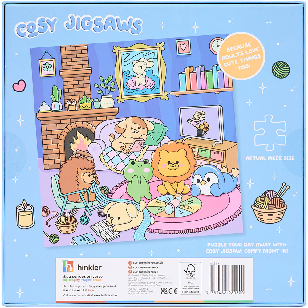 Cosy Jigsaws Comfy Night In 500 Piece Jigsaw Puzzle Image 3