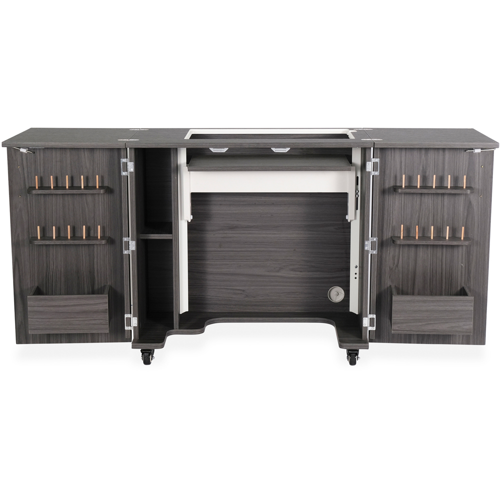 Arrow Cabinets Bandicoot K8207 Grey Fold-Away Sewing Cabinet Image 3