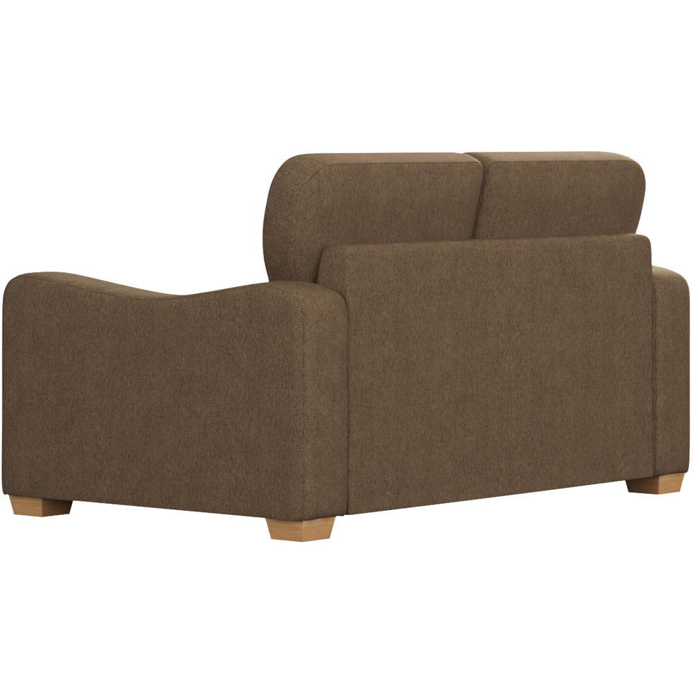 Theadford 2 Seater Nutmeg Venice Fixed Back Sofa Image 4