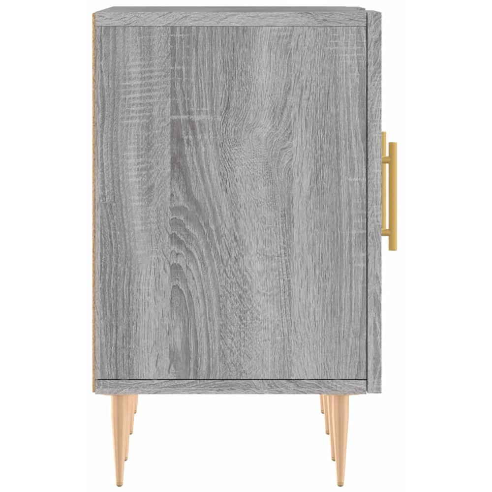 vidaXL 2 Door 2 Shelf Grey Sonoma TV Cabinet Image 7
