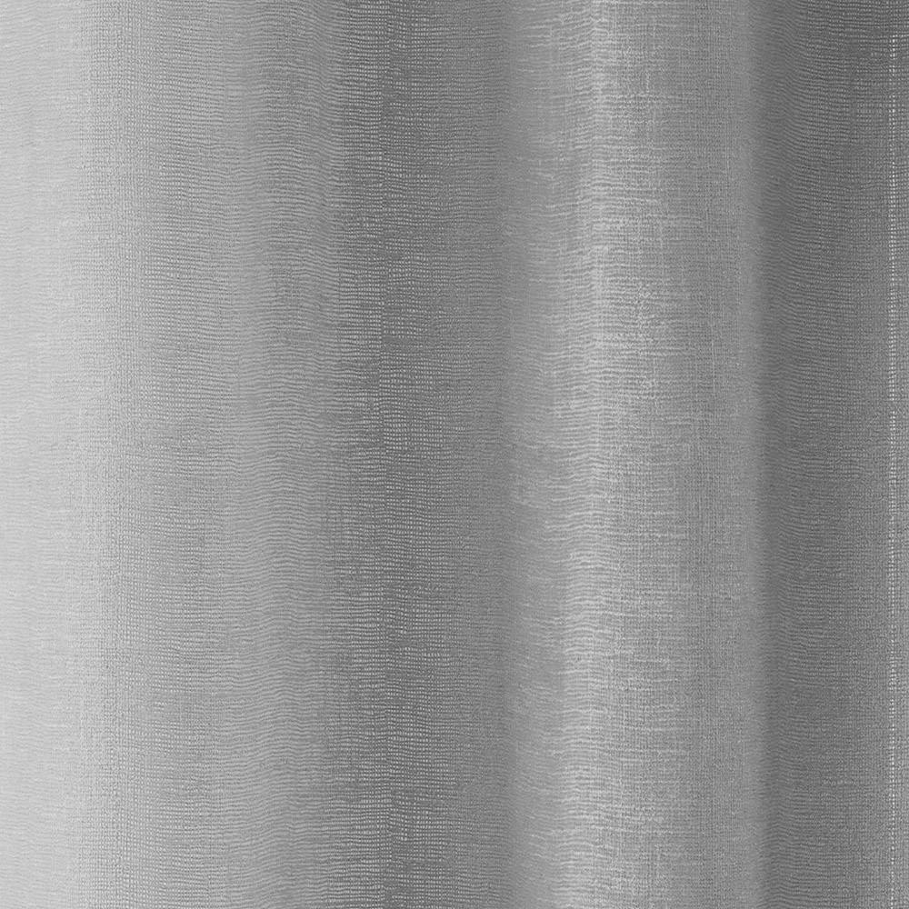 Tyrone Textiles Rhodes Silver Linen Look Rod Pocket Voile Panel Curtains 140 x 183cm Image 3