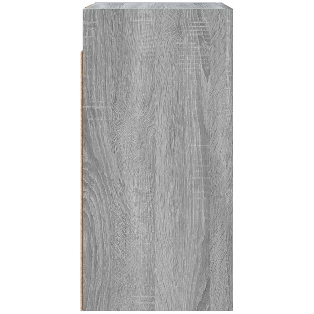 vidaXL Single Door Grey Sonoma Wall Mounted TV Cabinet Image 6