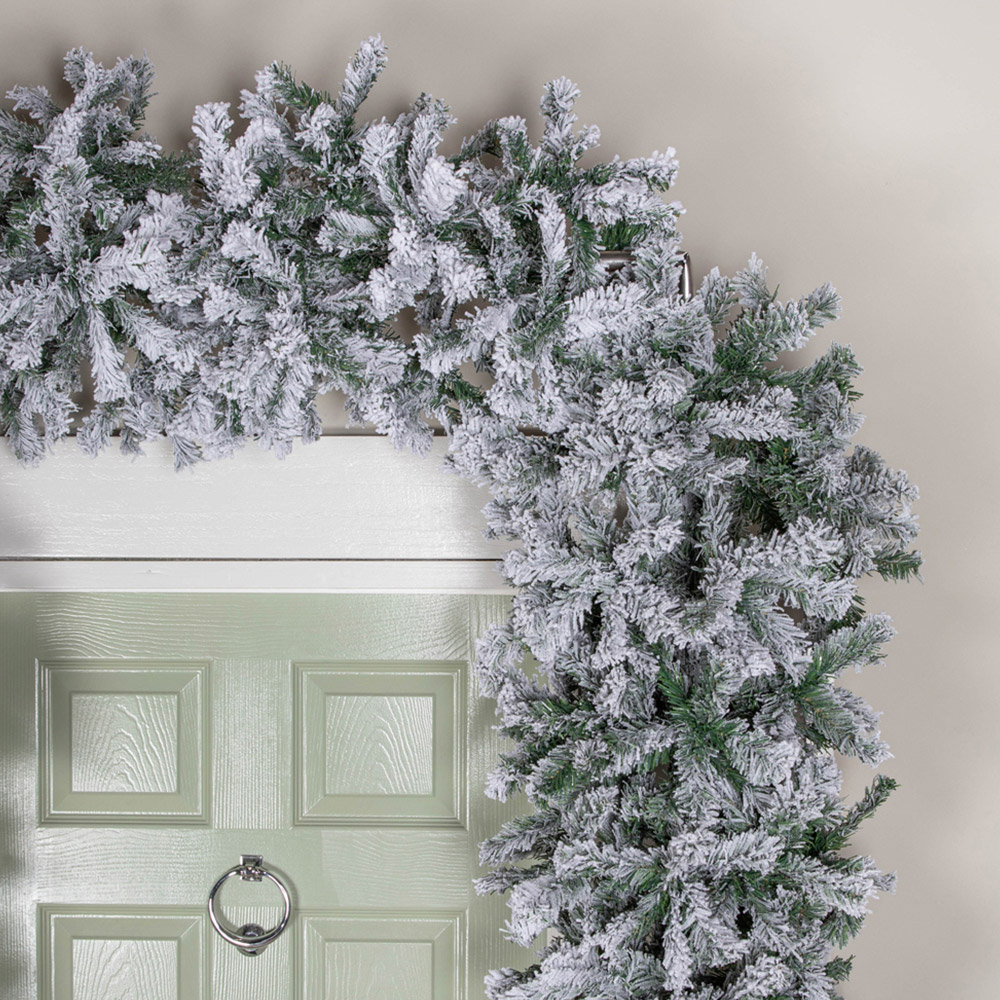 Samuel Alexander Single Door Artificial Plain Green Christmas Tree Arch 8ft Image 7