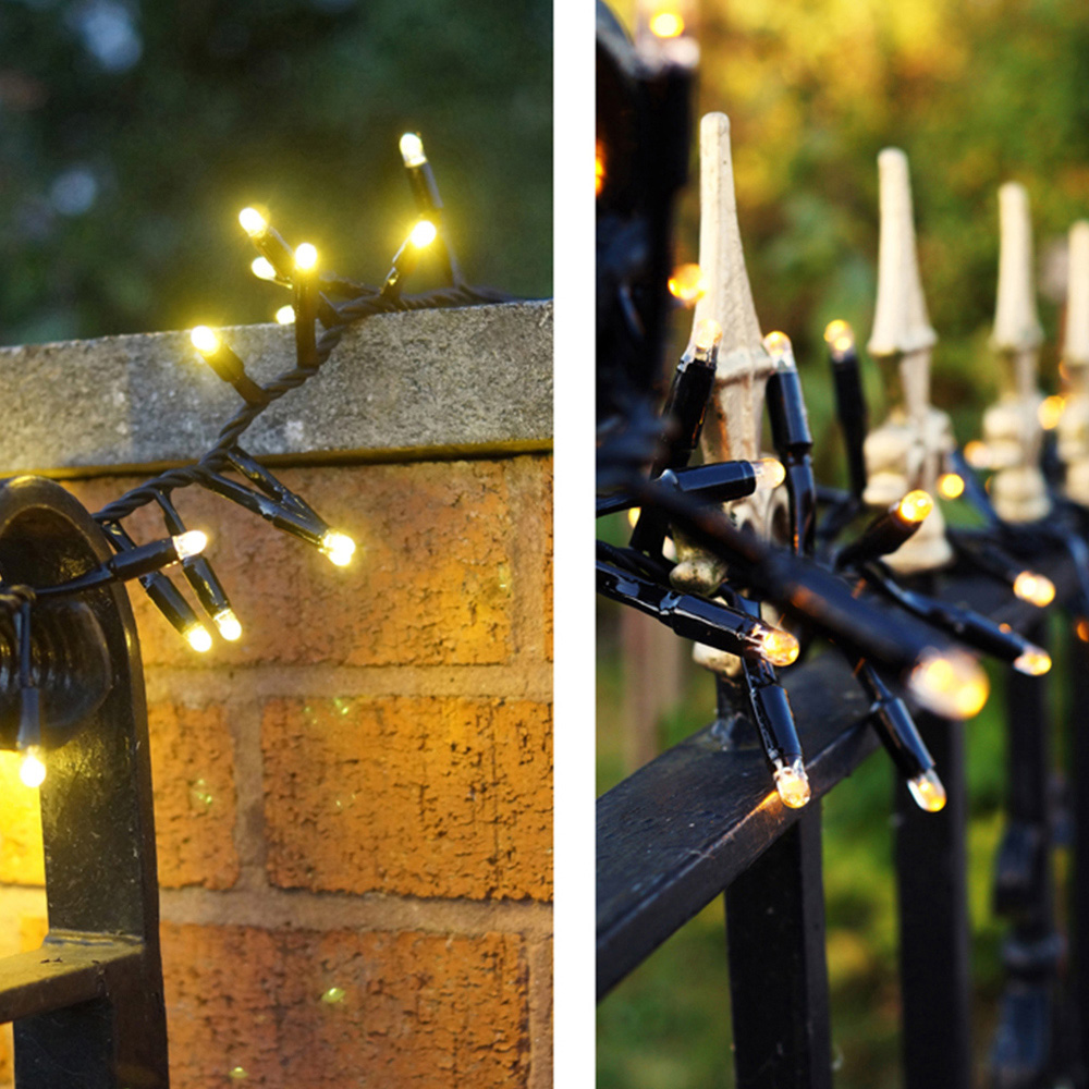 Eagle Connect 1500 Warm White LED Black Cluster Light 30m Image 6
