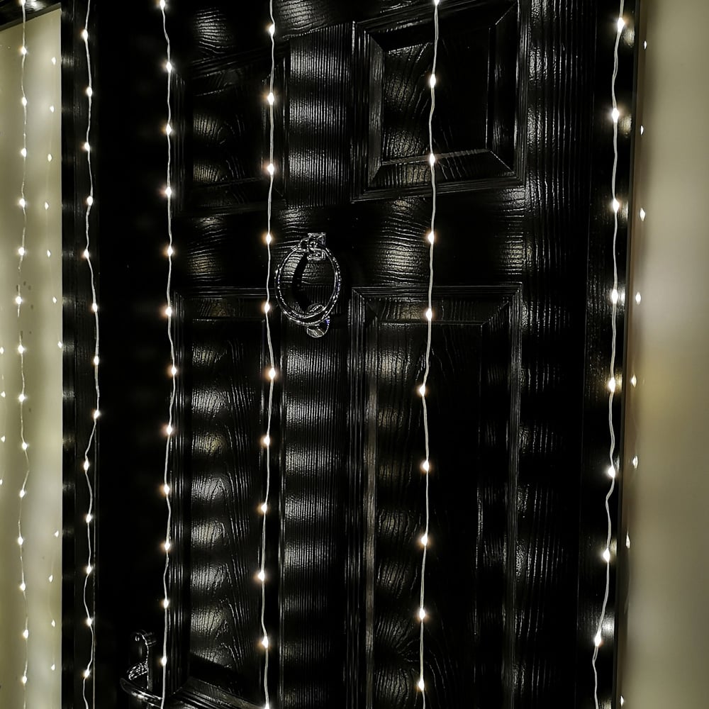 Samuel Alexander 300 Warm White LED Christmas Curtain Light 2.1m Image 4