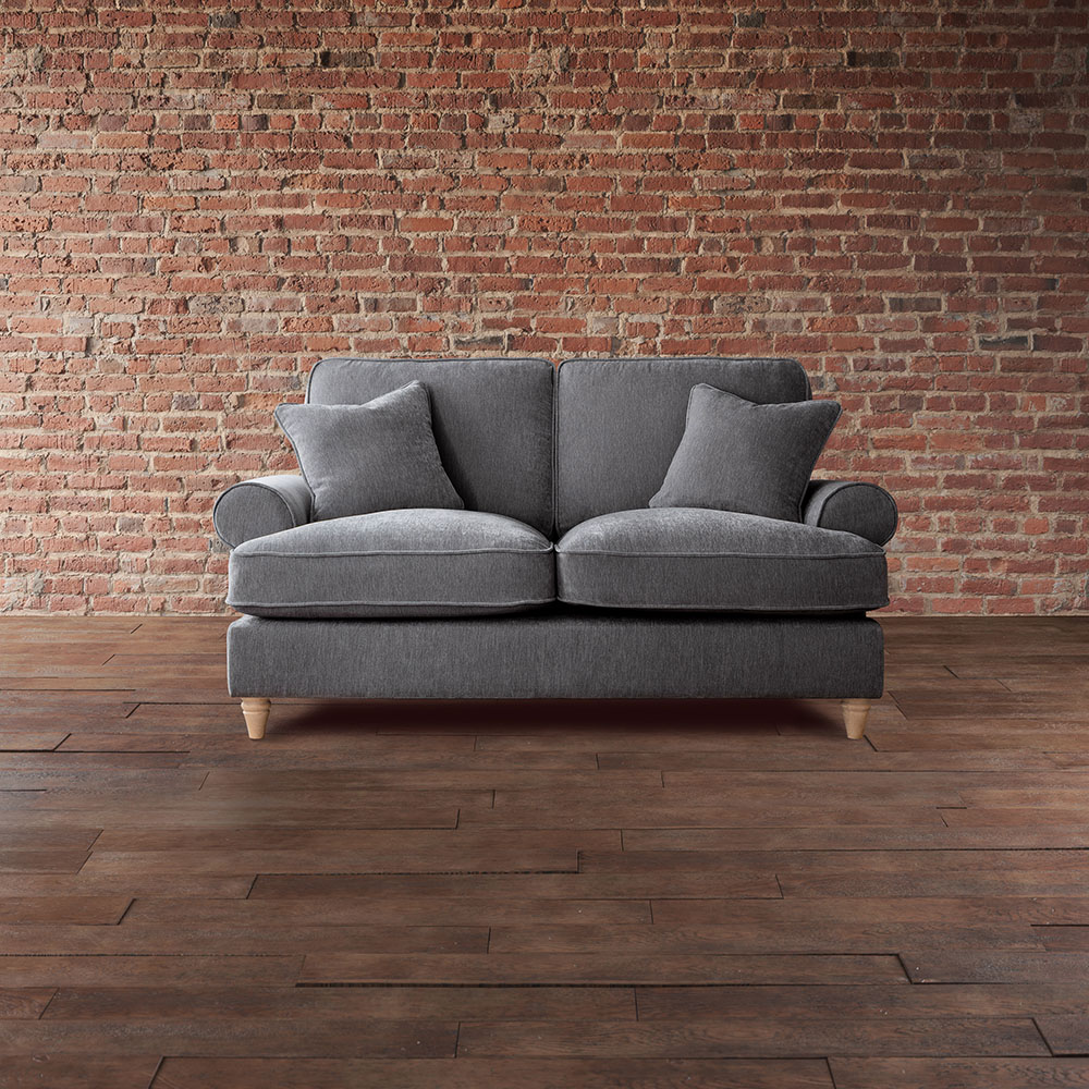 The Victoria 2 Seater Charcoal Sofa Image 3
