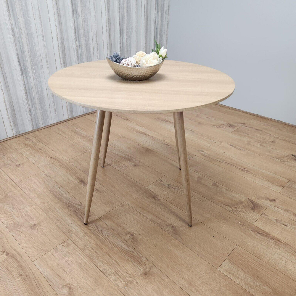 Kosy Koala 4 Seater Round Dining Set White Image 5