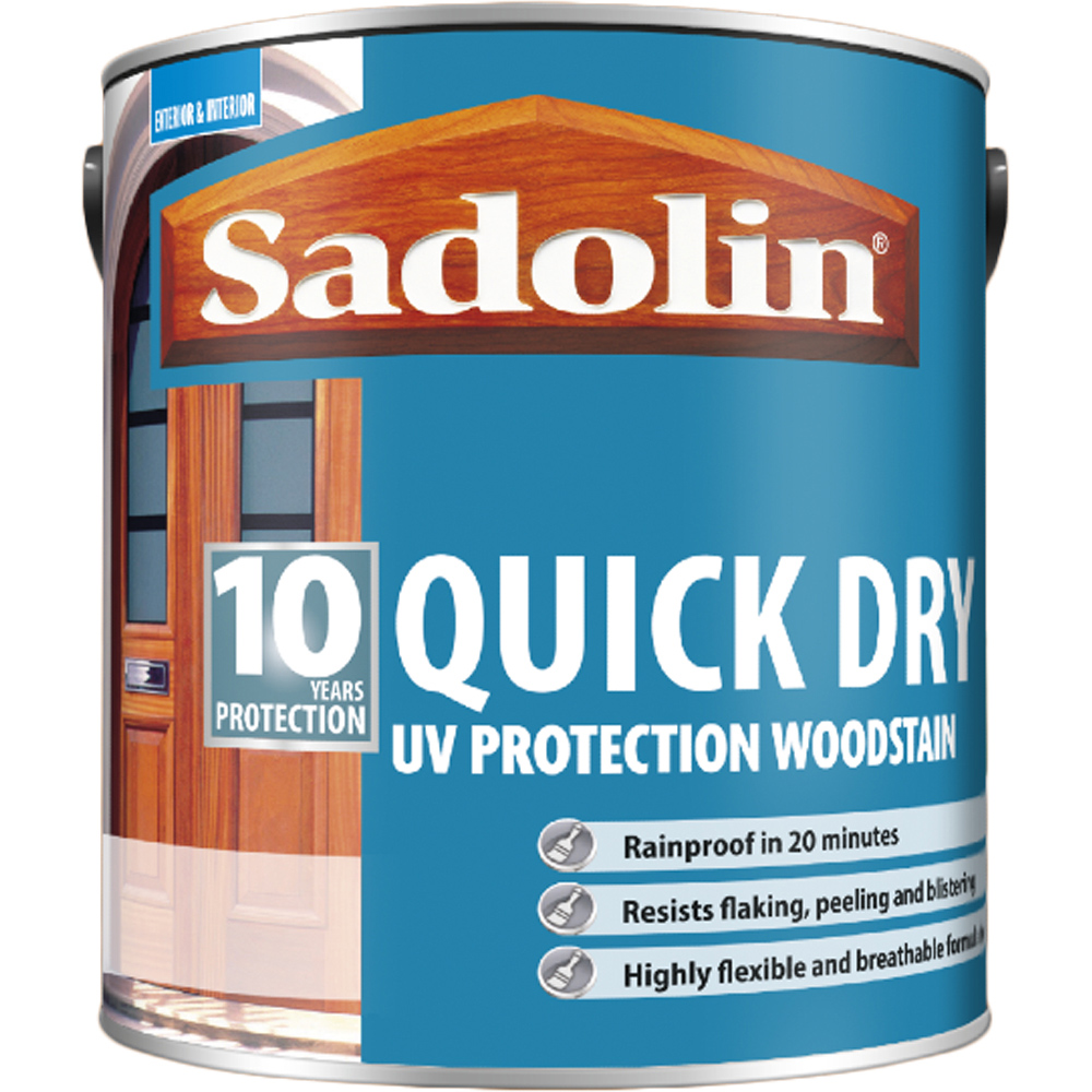 Sadolin Quick Dry 10 Year Natural Woodstain 2.5L Image 2