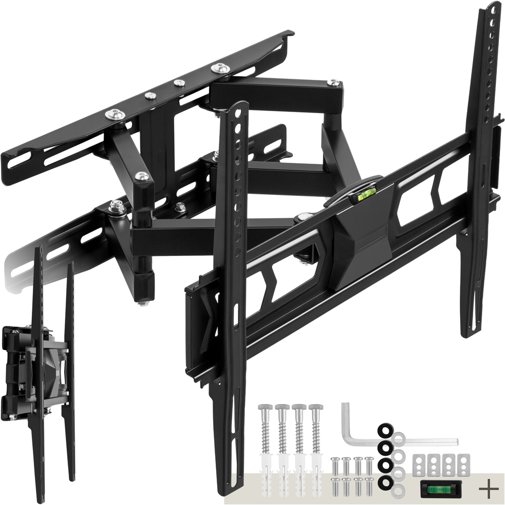 tectake 26 to 75inch Tiltable Extendable Wall Mount Flat TV Bracket Image 2