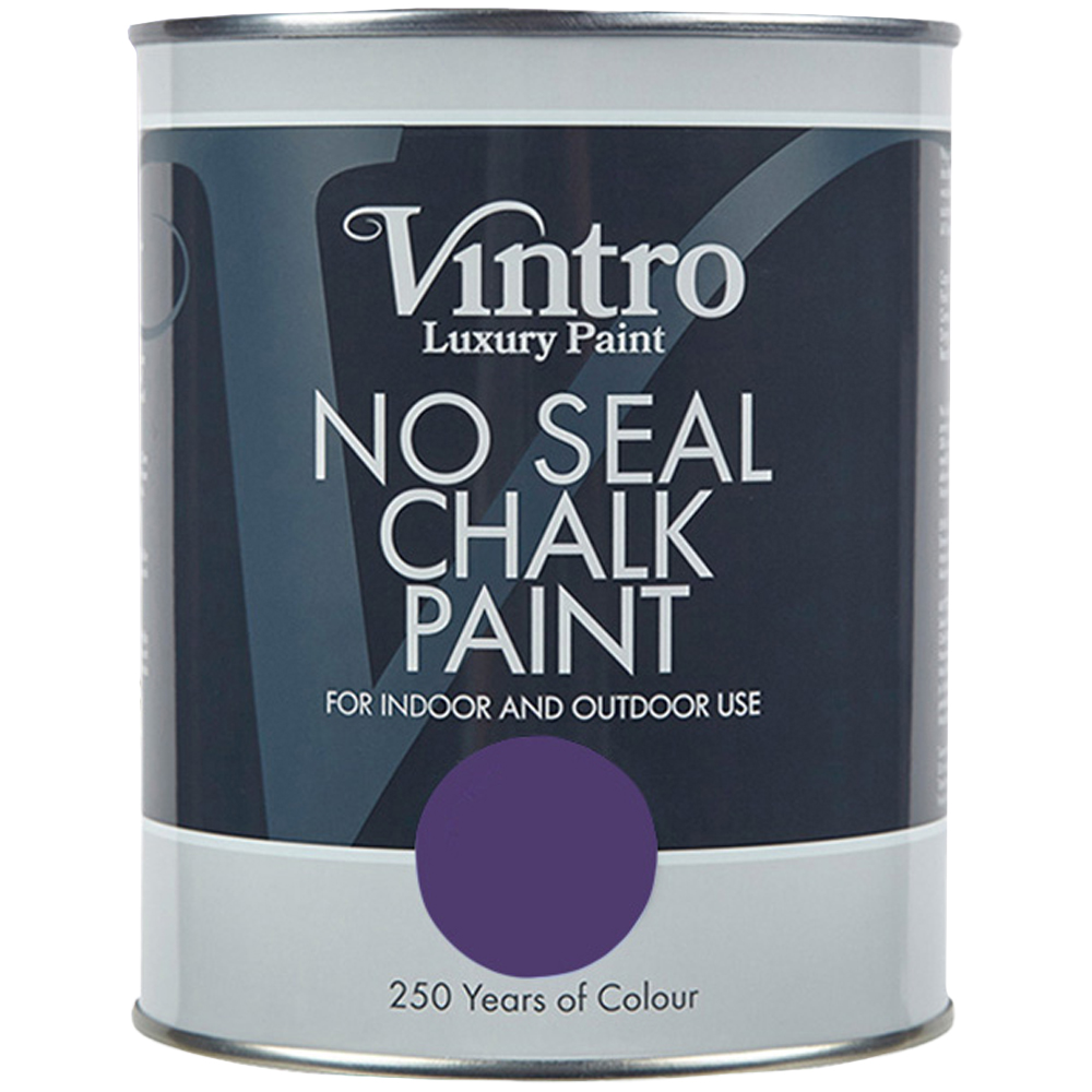 Vintro Paint Royal Purple No Seal Chalk Paint 1L Image 2
