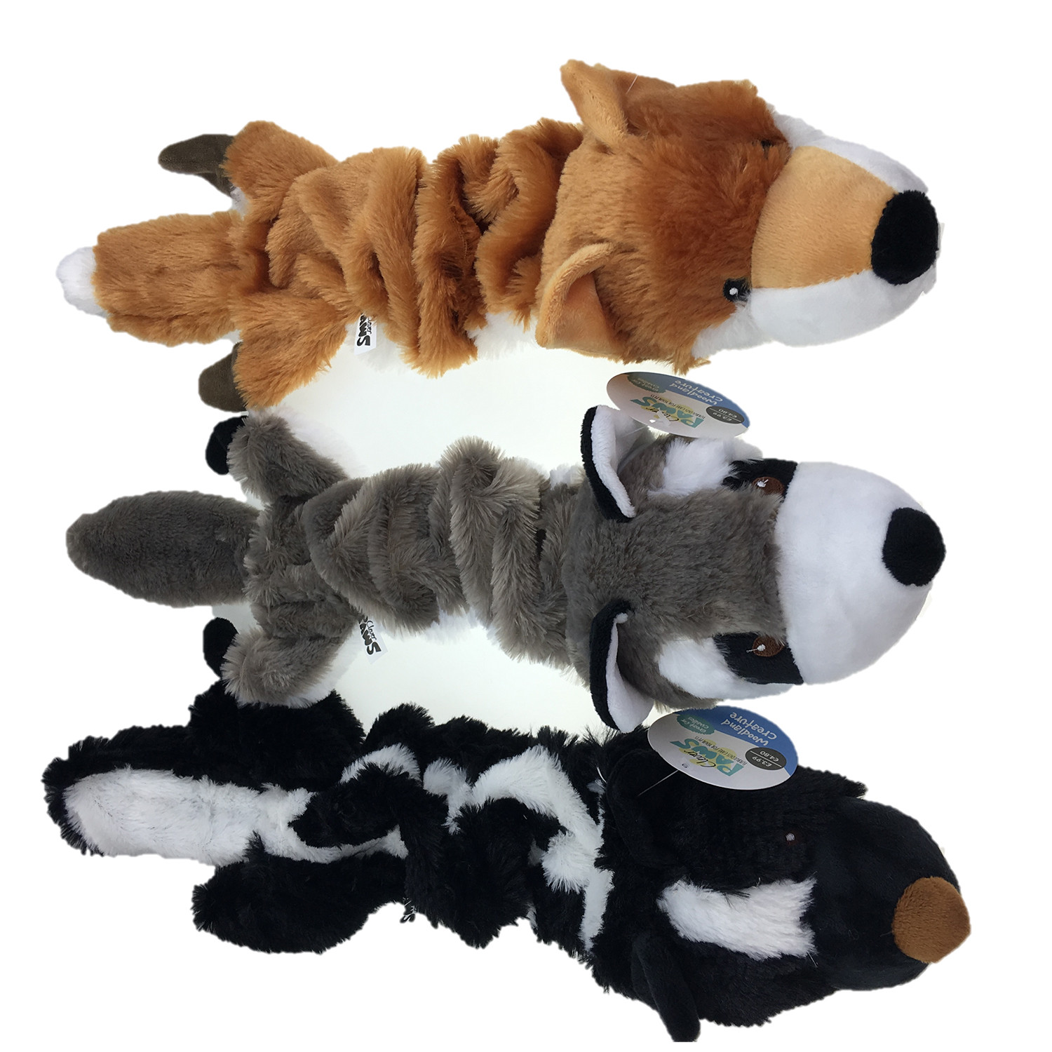 Single Clever Paws Woodland Creatures Pet Toy in Assorted styles Image