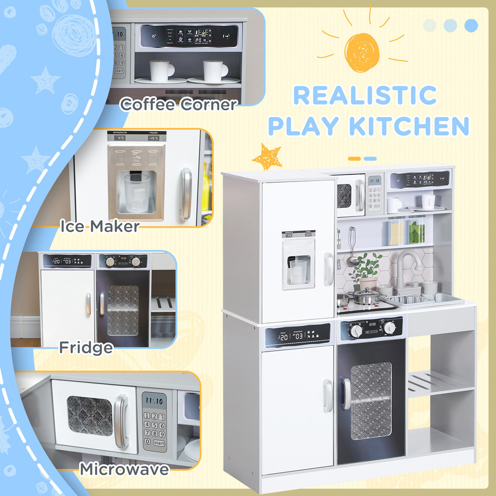 AIYAPLAY Play Kitchen Pretend Toy Kitchen Set Image 5