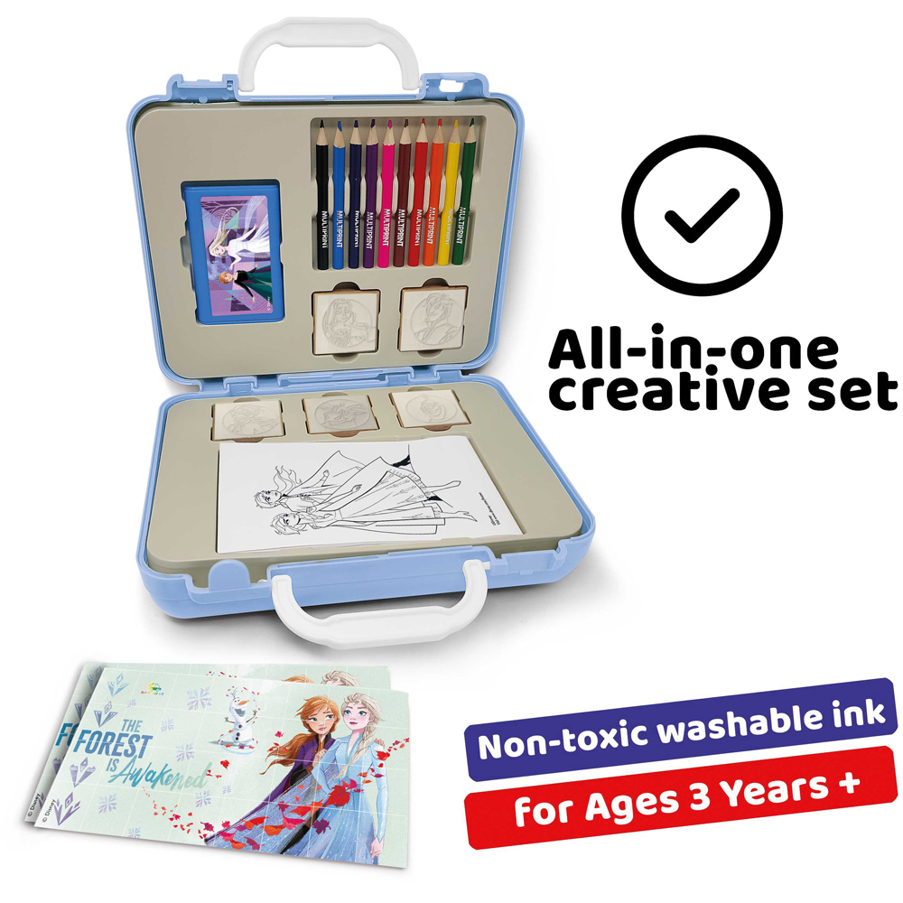 Multiprint Frozen 2 Kids Travel Colouring and Stamp Set Image 3