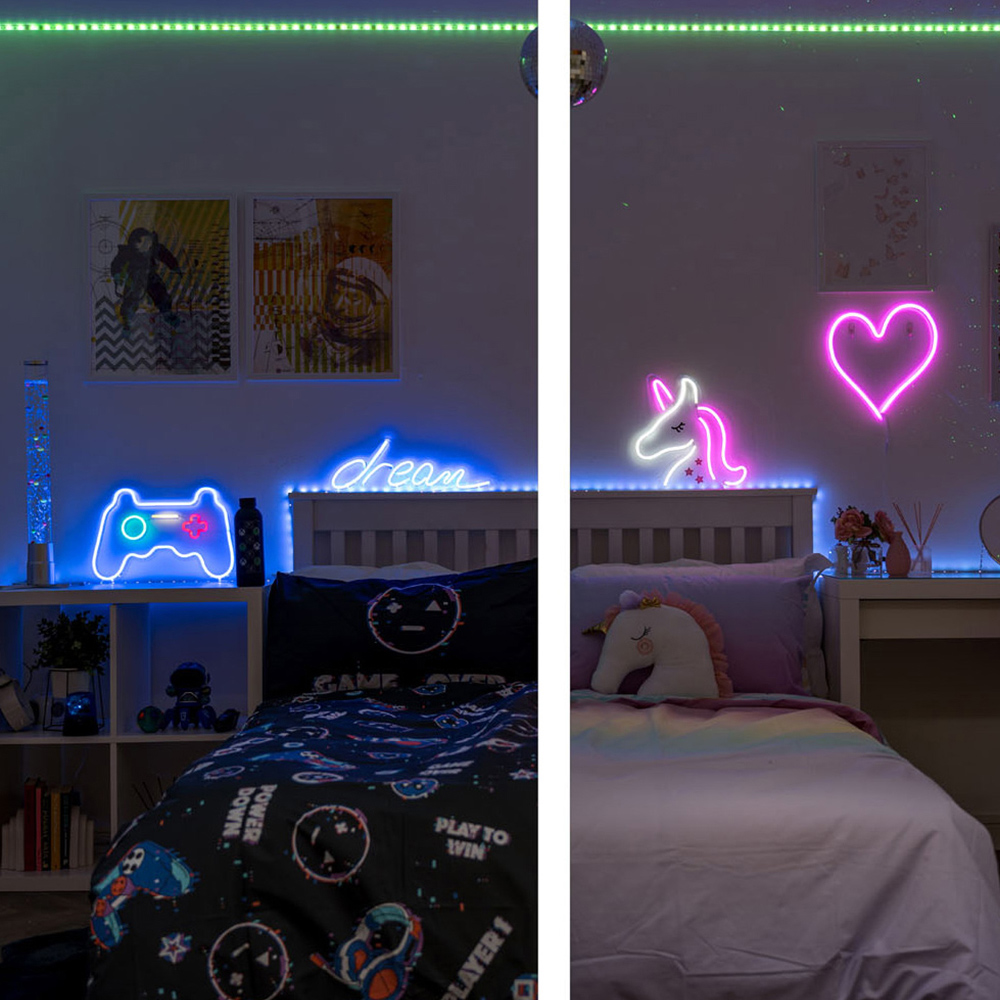 ValueLights Neon Gaming Console Wall Light Image 4