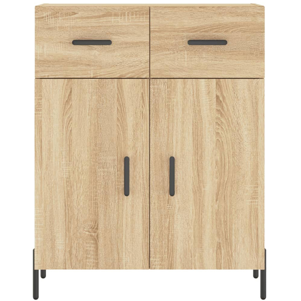 vidaXL 4 Door 2 Drawer Sonoma Oak Highboard Image 8