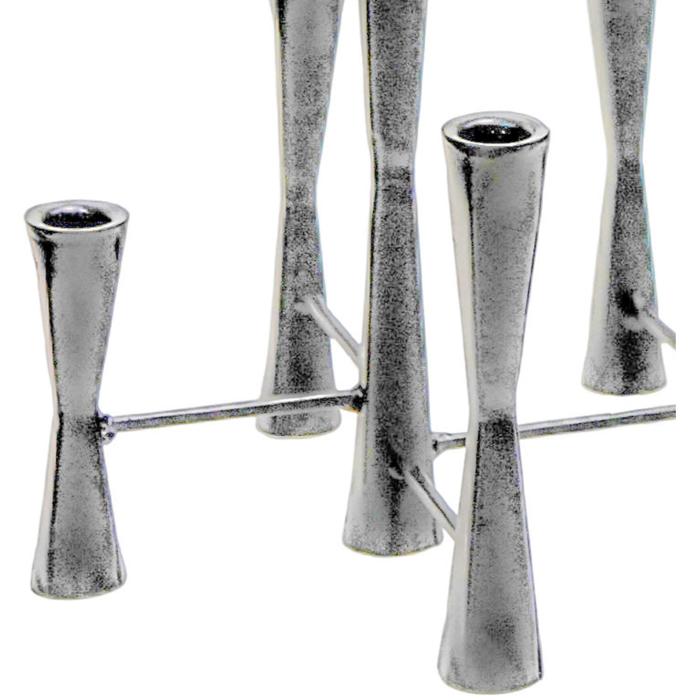 Ivyline Parker 11 Piece Silver Candle Holder Centrepiece Image 3
