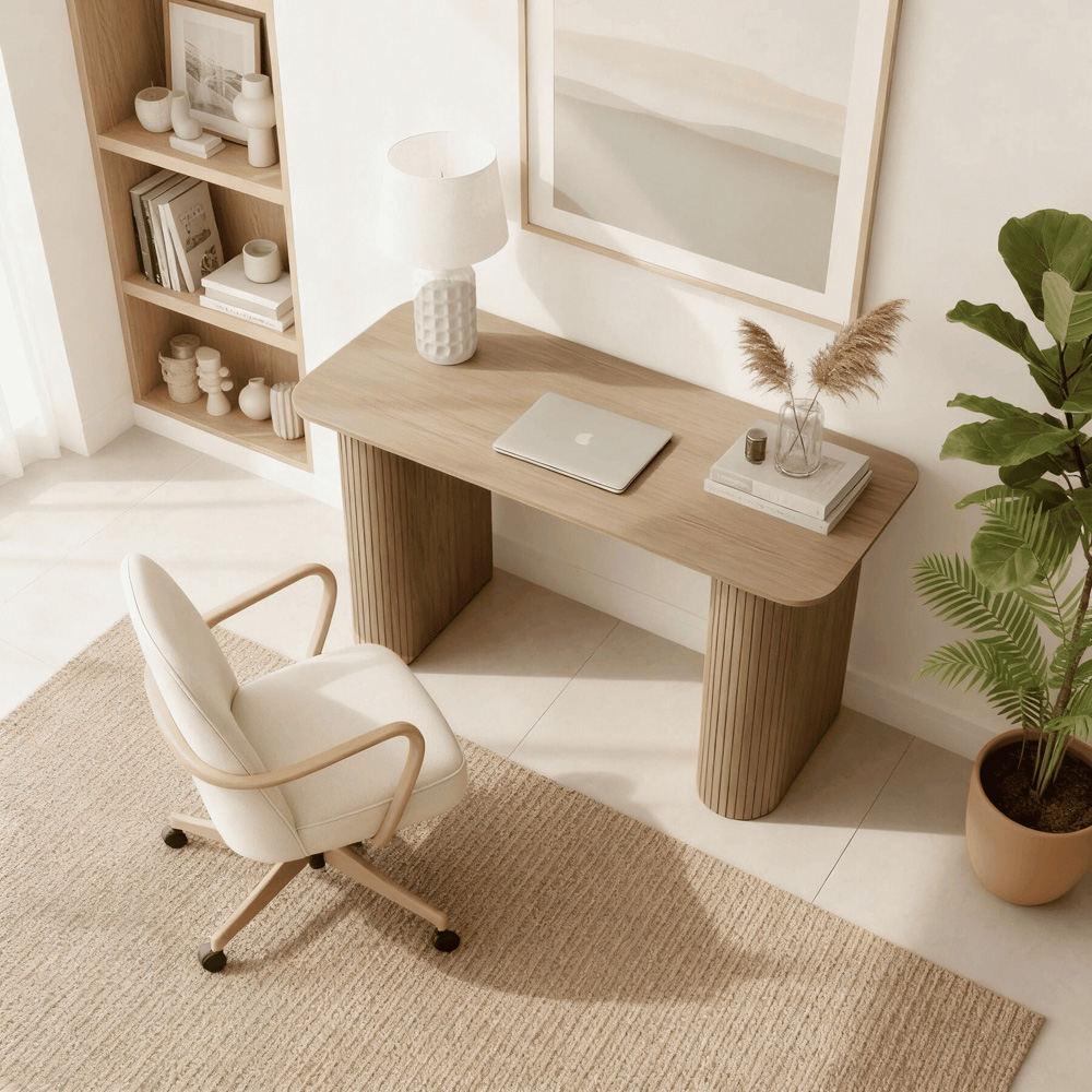 Home Source Monroe Brown Standing Desk Image 7