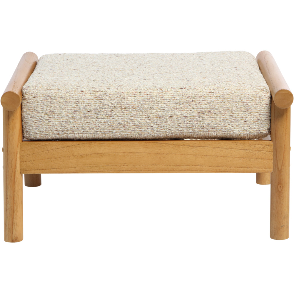 Desser Mindi Light Oak Natural Rattan Sutton Footstool Image 3