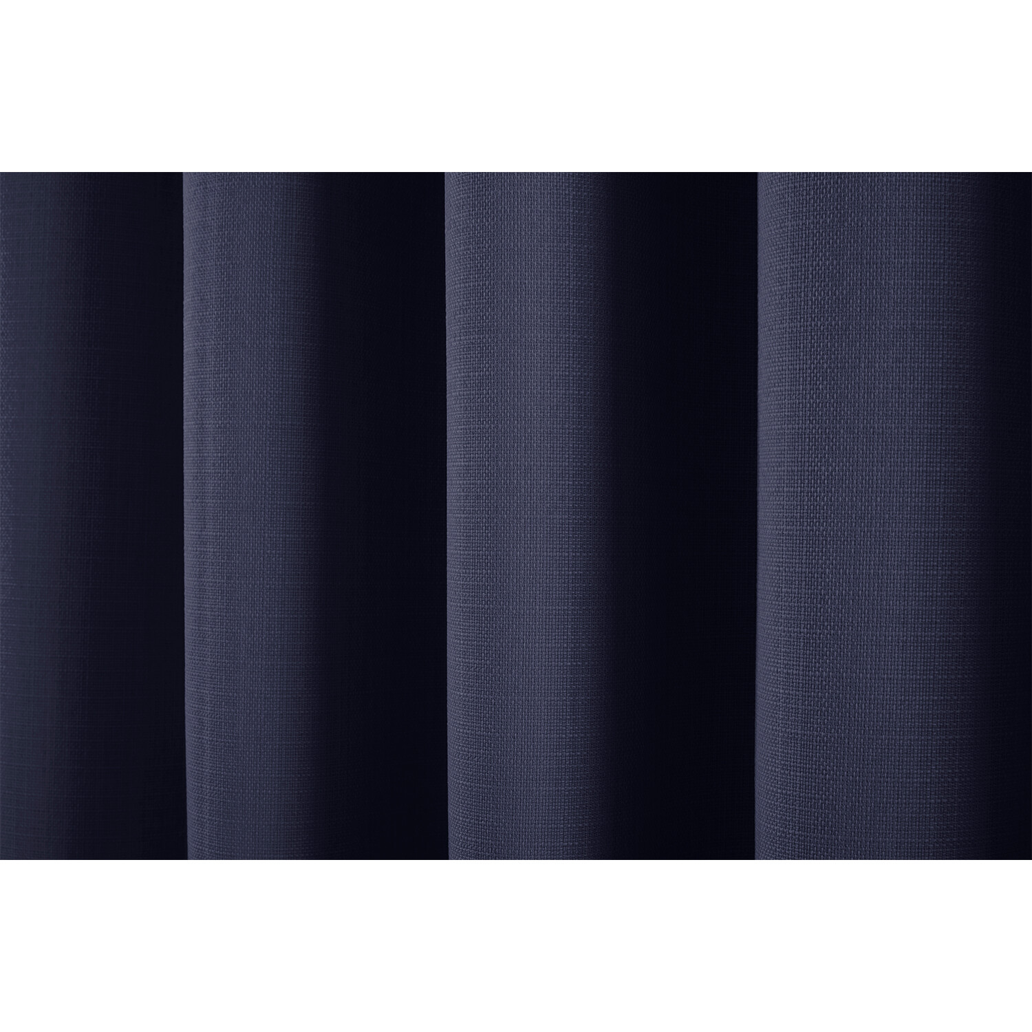 Divante Hoxton Navy Blackout Eyelet Curtains 183 x 168cm Image 4
