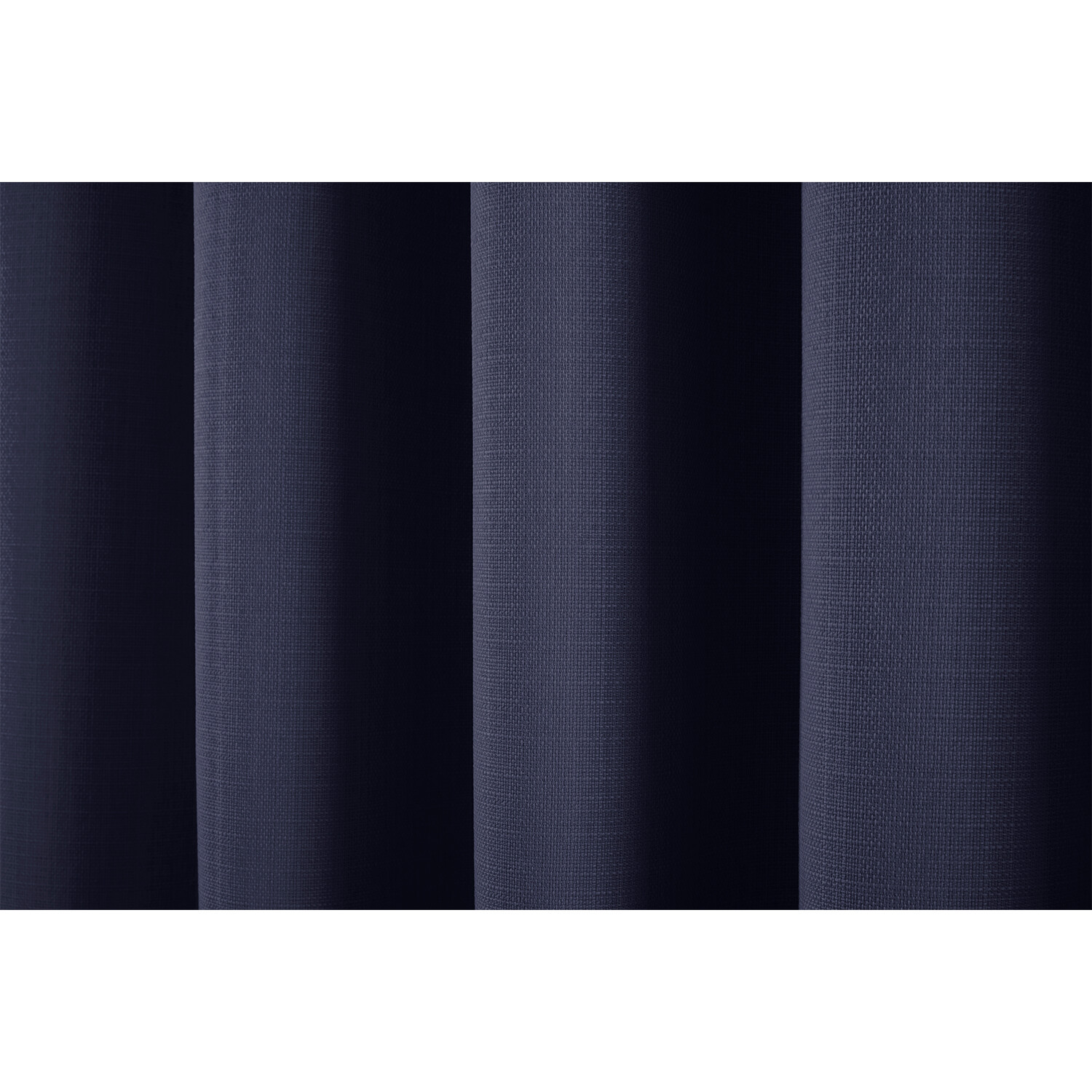 Divante Hoxton Navy Blackout Eyelet Curtains 168 x 137cm Image 4