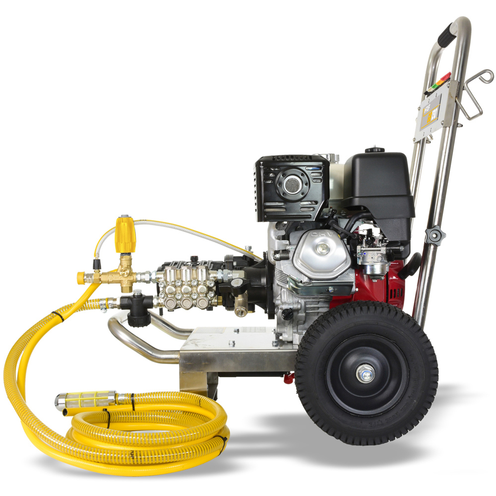 V-TUF GB130SSE 13HP Industrial Gearbox Driven Honda Petrol Pressure Washer 250Bar Image 3