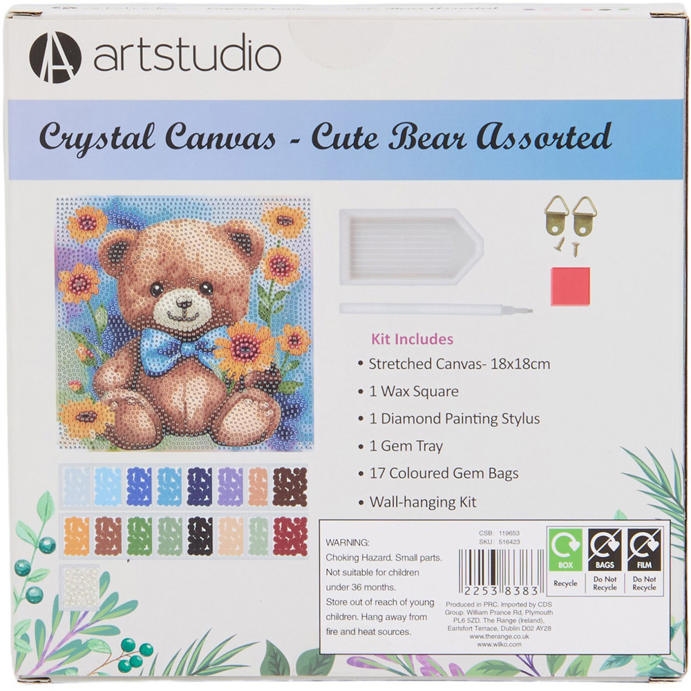Cute Bear Crystal Canvas Kit Image 5