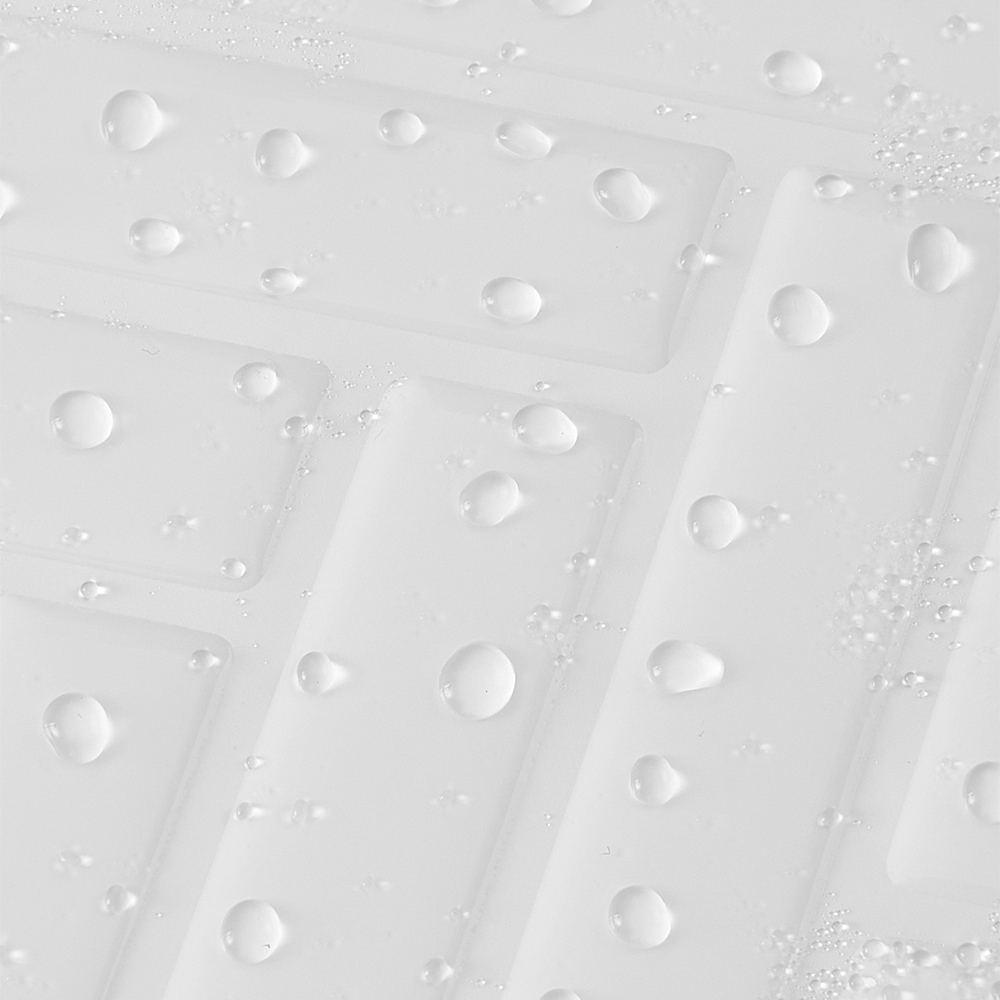 Living and Home White and Grey Self Adhesive Wall Sticker 10 Pack Image 6