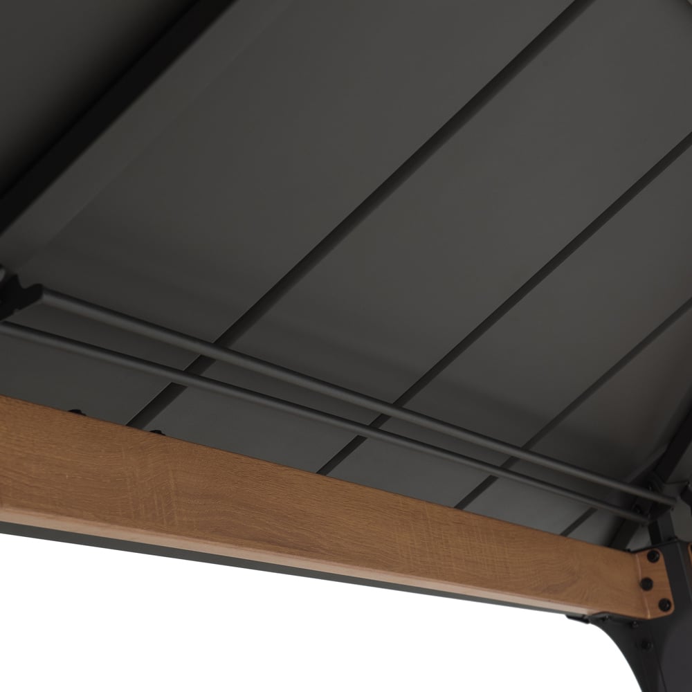 Sunjoy Pasu 3 x 3m Anthracite Steel Gazebo Image 5