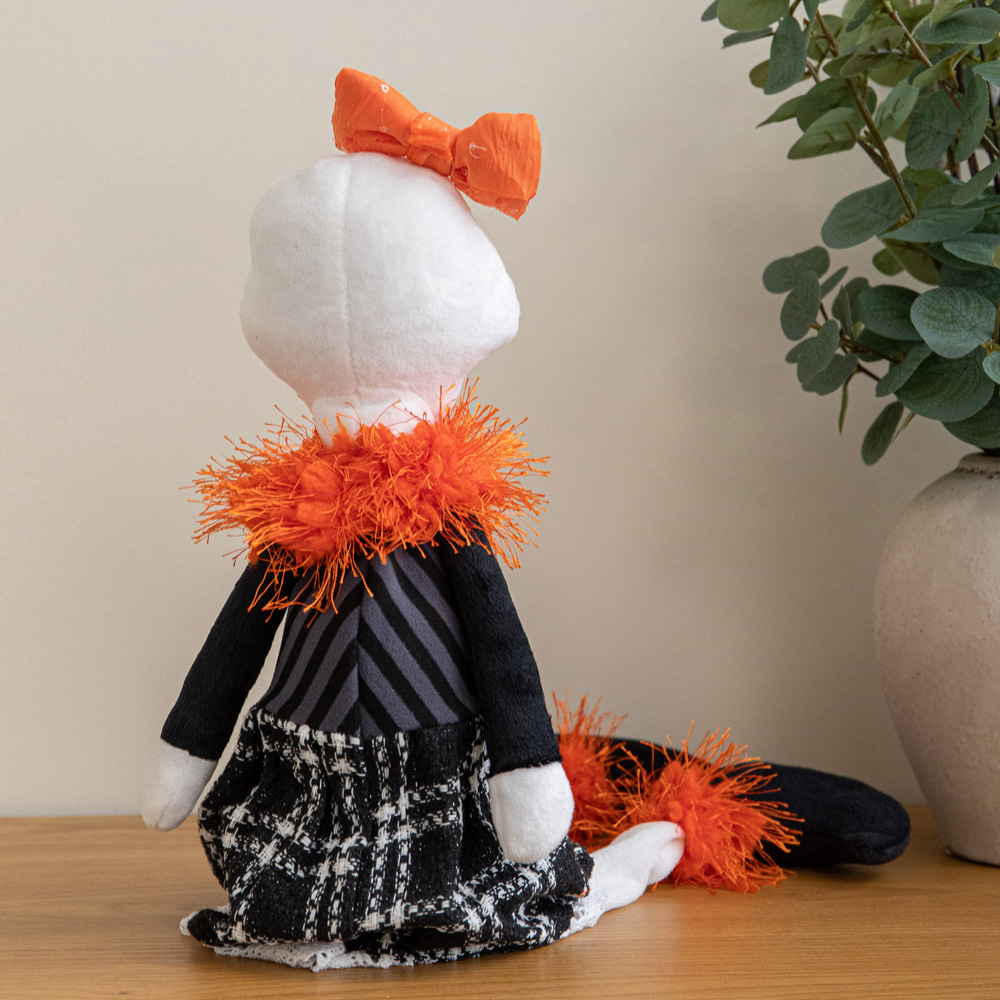 Samuel Alexander Mrs Bones Seated Halloween Decoration with Dangly Legs 55cm Image 6